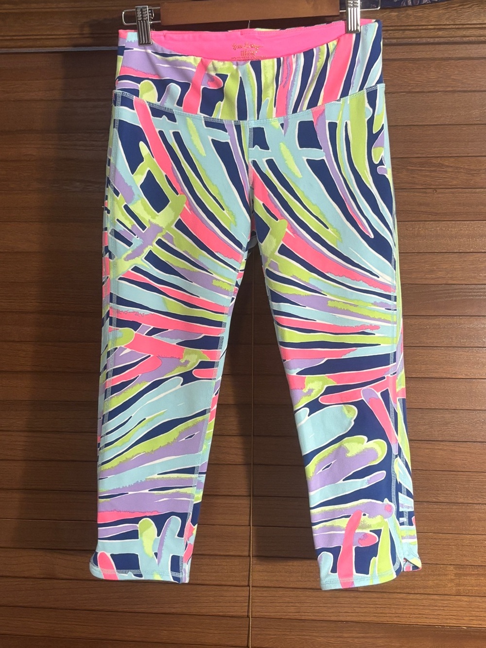 Lilly Pulitzer Luxletic Cropped Leggings Indigo Sea Dreamin